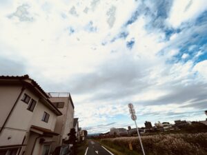 青空と雲の写真