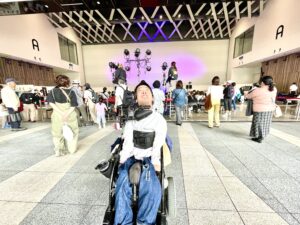たま未来メッセのイベント会場にいる僕