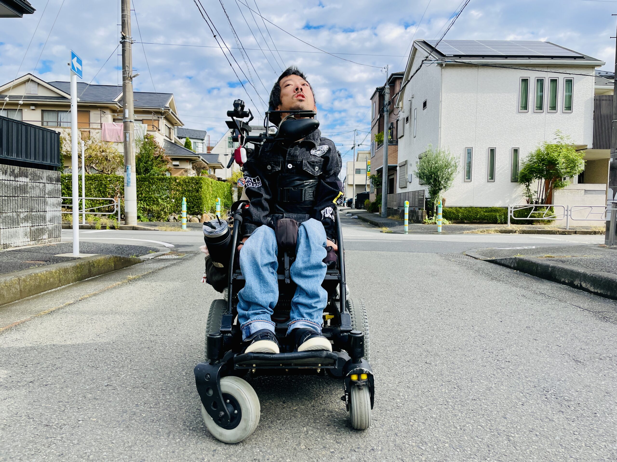 道の真ん中にいる僕