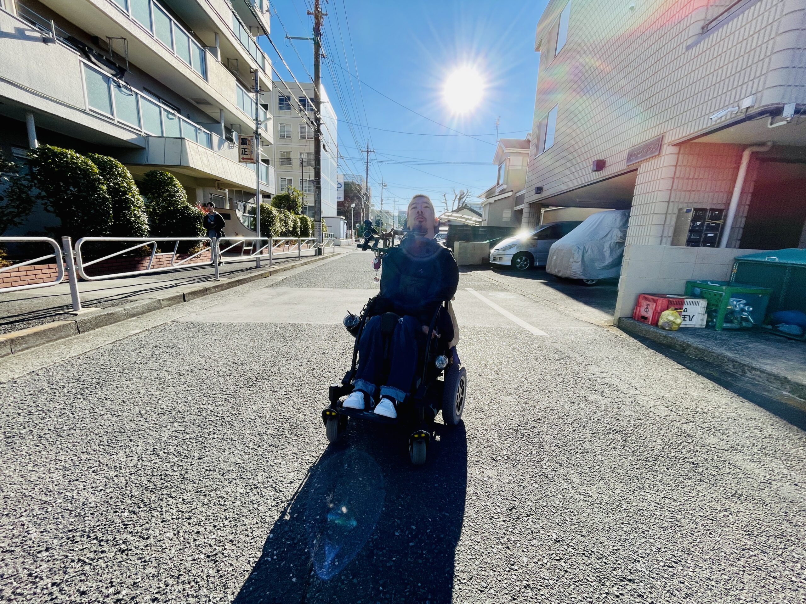 道の真ん中にいる僕