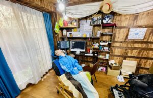 パソコンを見ている僕