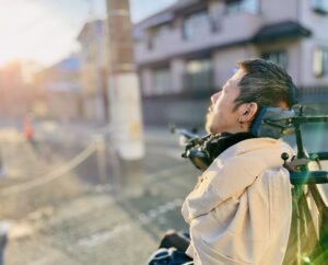 夕日を見ている僕