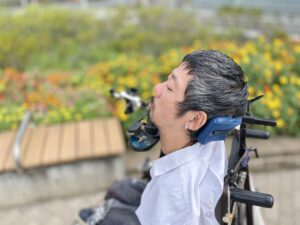 花を見ている僕