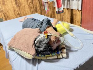 呼吸器を着けている僕